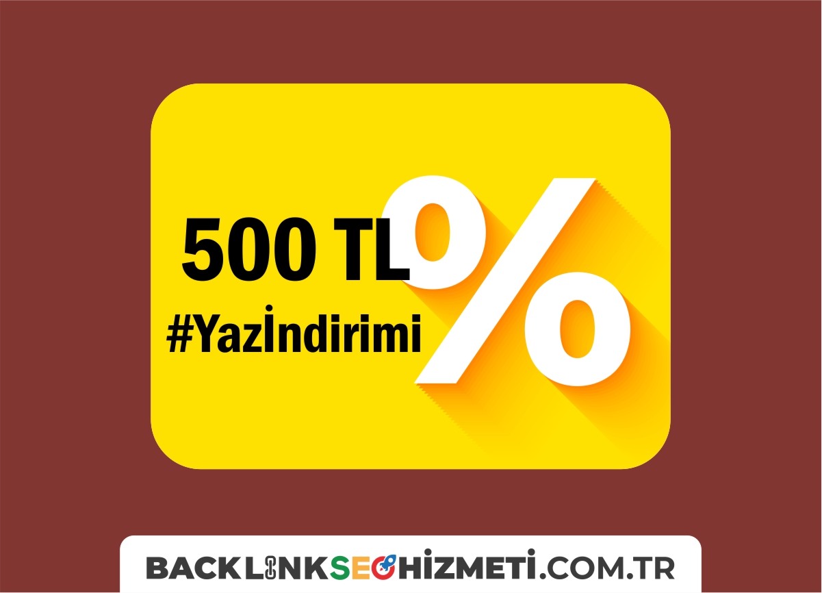 yaz indirimi